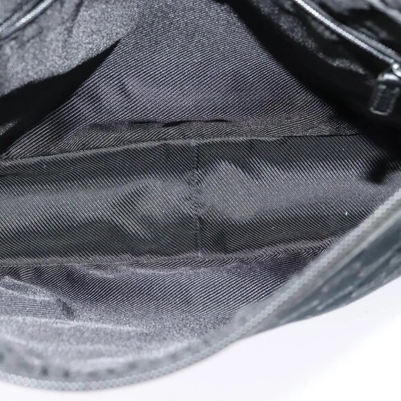 GUCCI GG Canvas Shoulder Bag Black Silver 001 4205 Auth 129471 - Picture 9 of 15